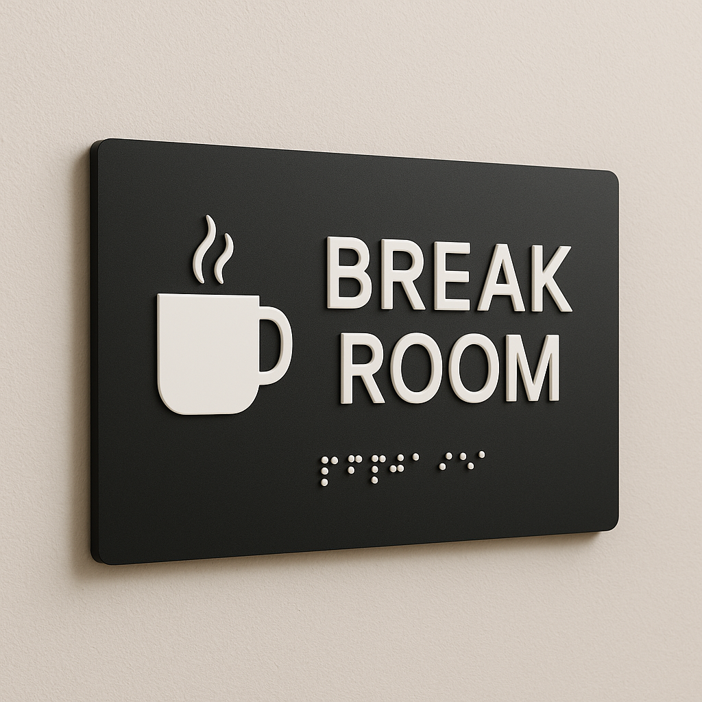 Break Room Sign