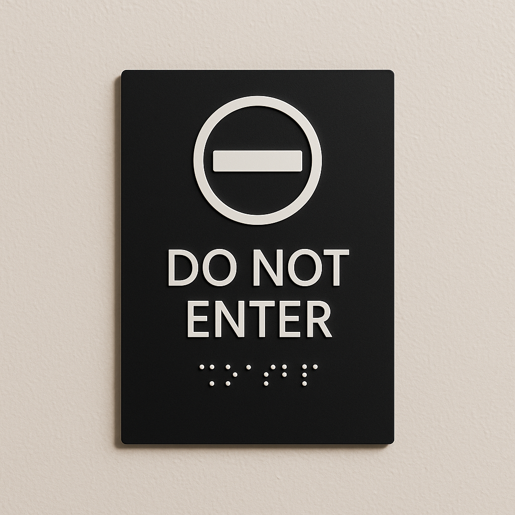 Do Not Enter Sign