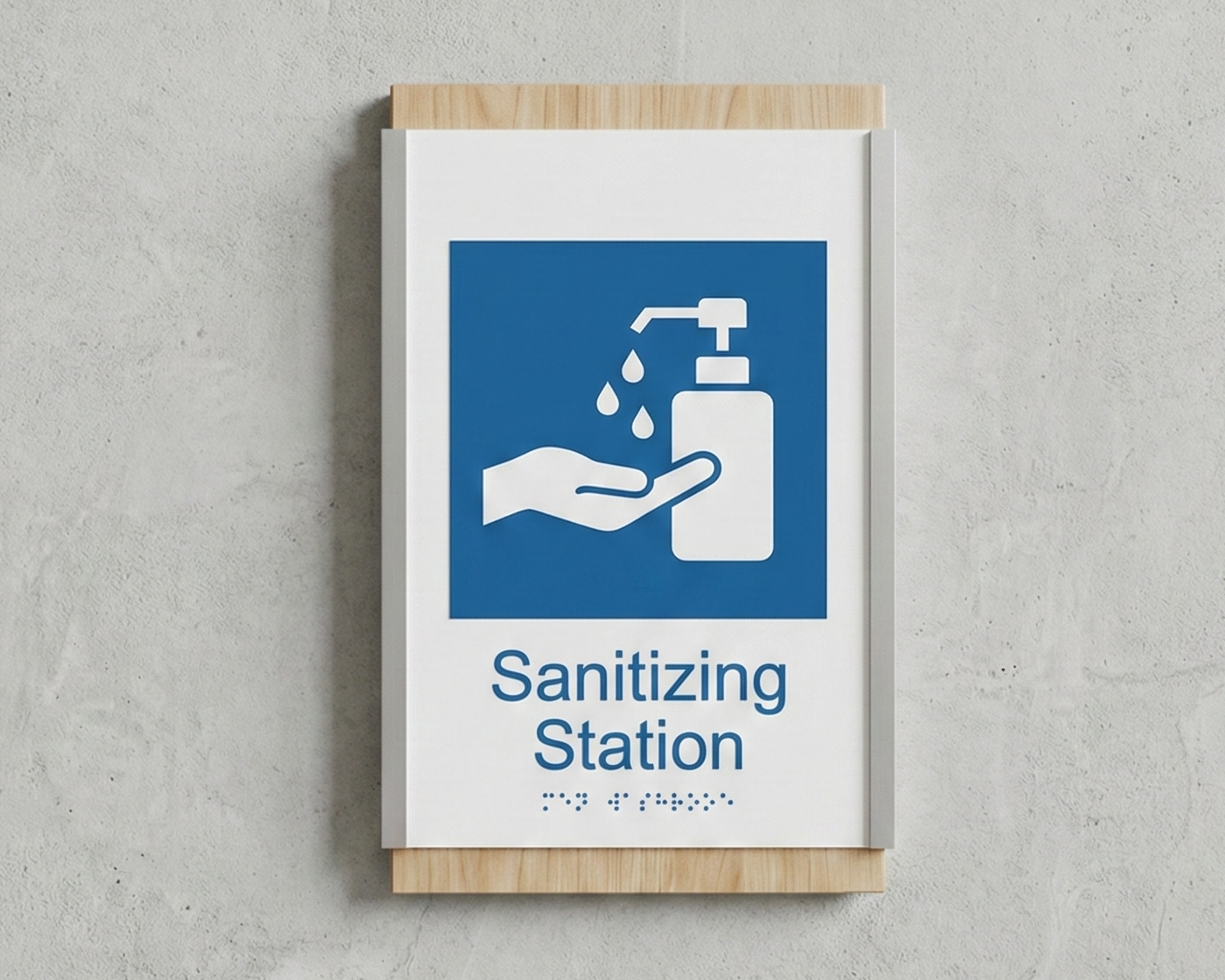 Sanitizing Station Sign | MultiLayer