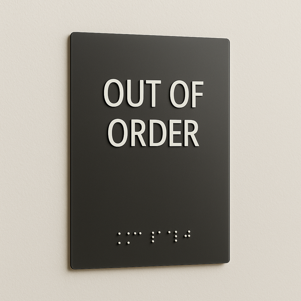 Out of Order Sign