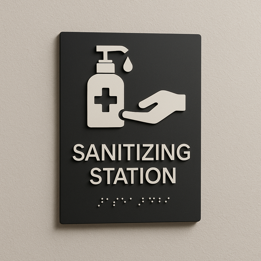 Sanitizing Station Sign