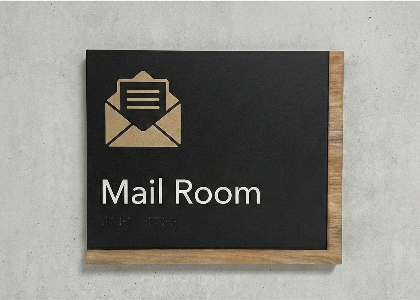 Mail Room Sign | Edge Wood