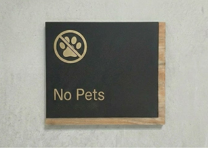 No Pets Sign | Edge Wood