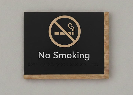 No Smoking Sign | Edge Wood