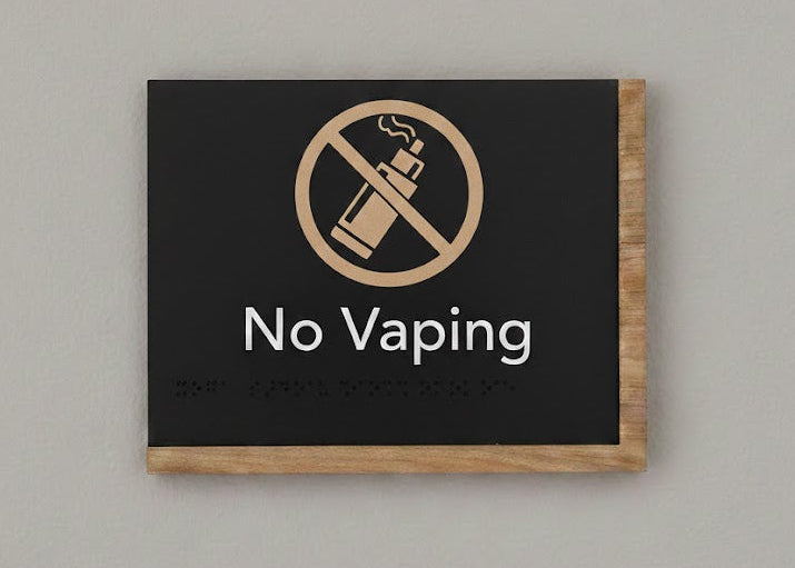 No Vaping Sign | Edge Wood