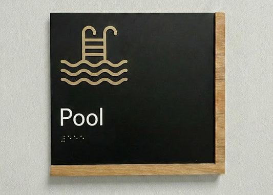 Pool Sign | Edge Wood