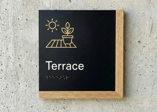 Terrace Sign | Edge Wood