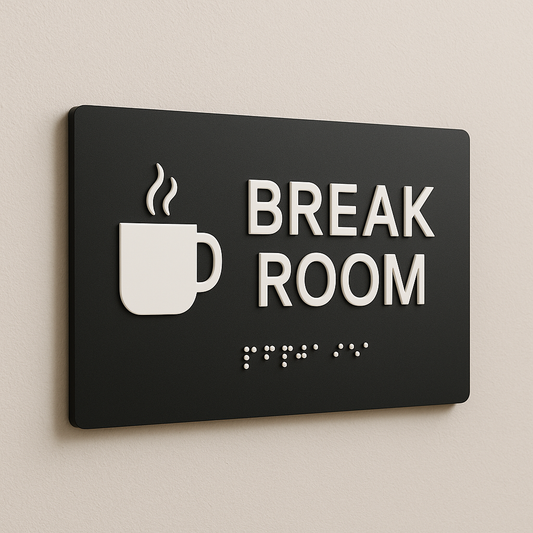 Break Room Sign