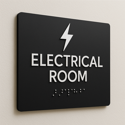 Electrical Room Sign | Minimal Classic
