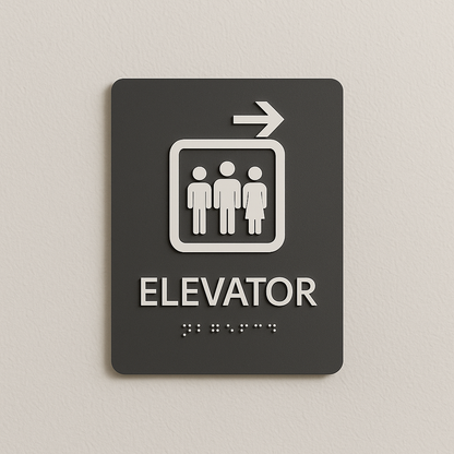 Elevator Sign | Minimal Classic