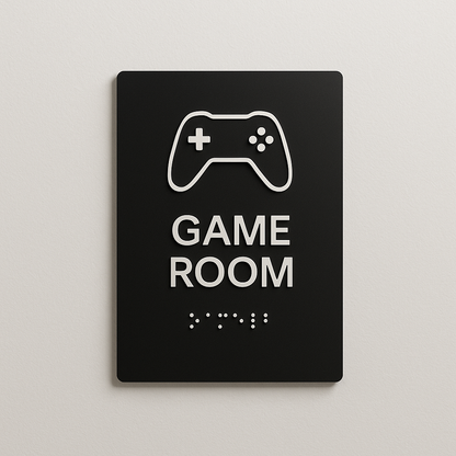 Game Room Sign | Minimal Classic