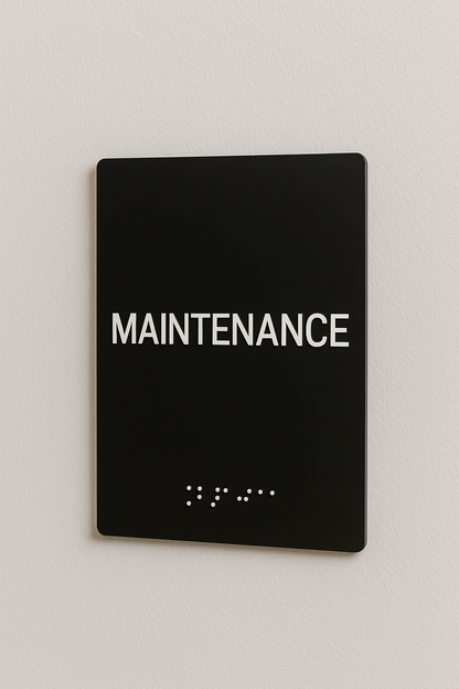 Maintenance Sign | Minimal Classic