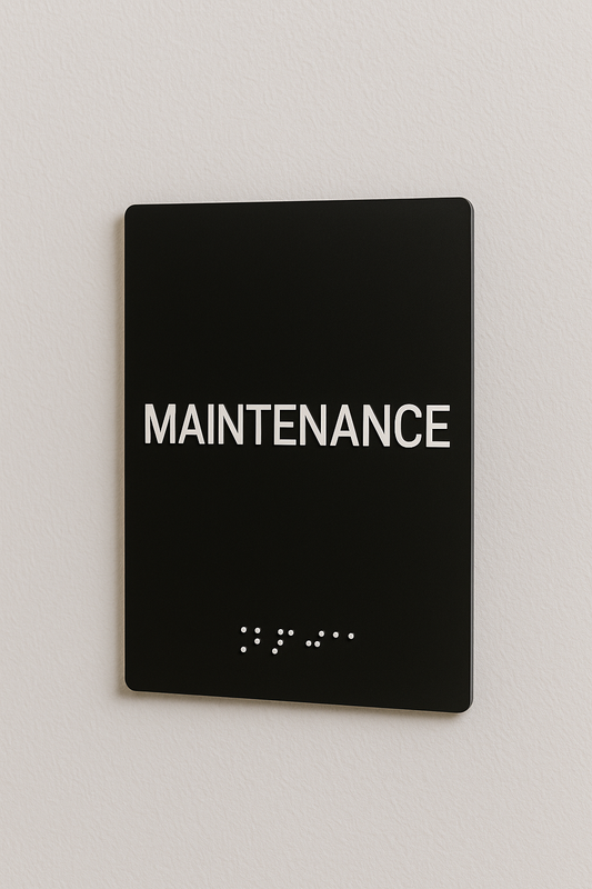 Maintenance Sign