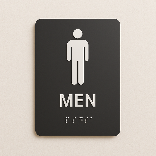 Men Restroom Sign