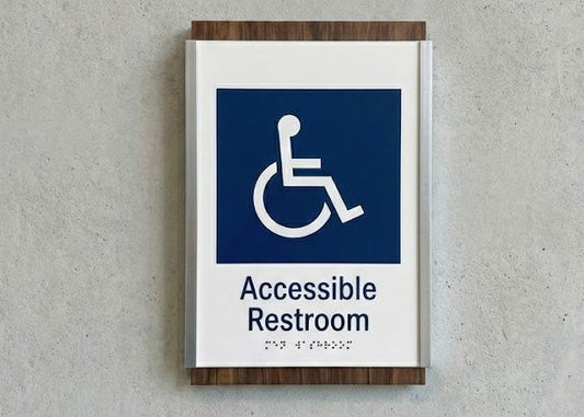 Accessible Restroom Sign | MultiLayer