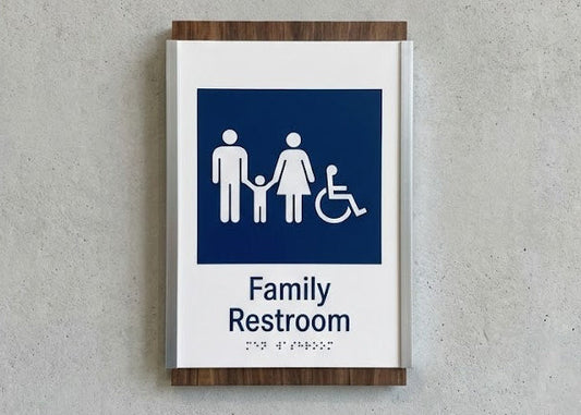 Family Restroom Sign | MultiLayer