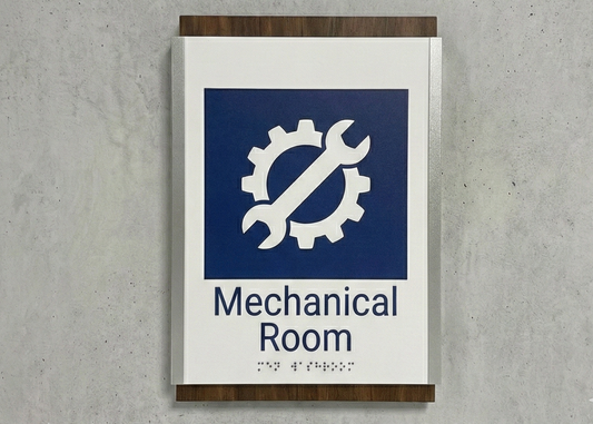 Mechanical Room Sign | MultiLayer