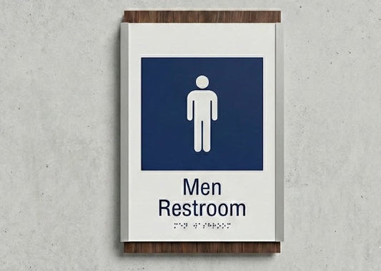 Men Restroom Sign | MultiLayer