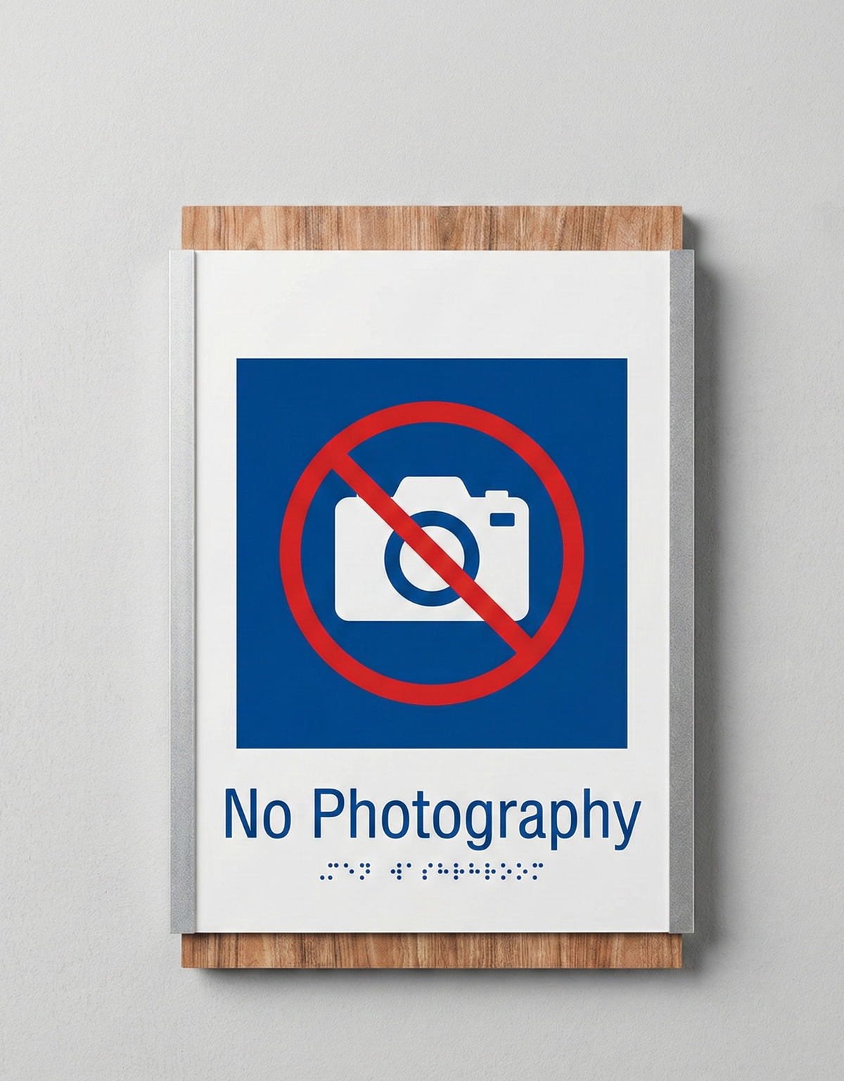 No Photography Sign | MultiLayer