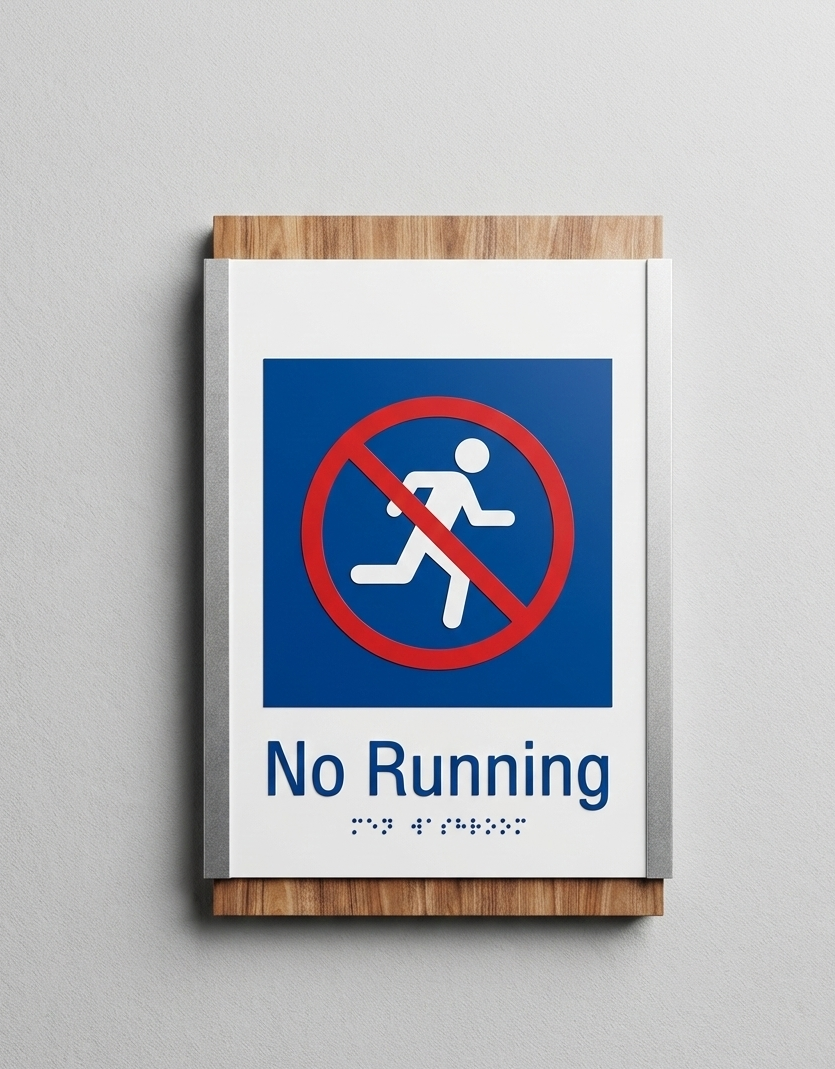 No Running Sign | MultiLayer
