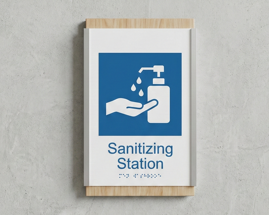 Sanitizing Station Sign | MultiLayer