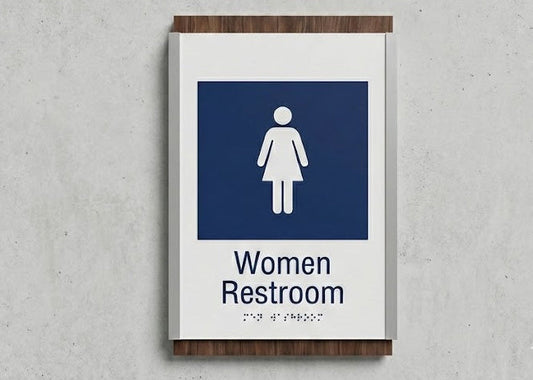Women Restroom Sign | MultiLayer
