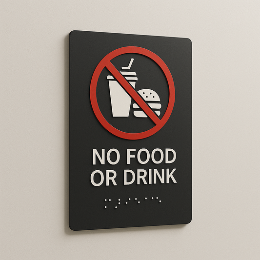 No Food or Drink Sign