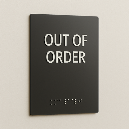 Out of Order Sign | Minimal Classic