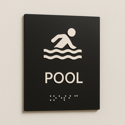 Pool Sign | Minimal Classic