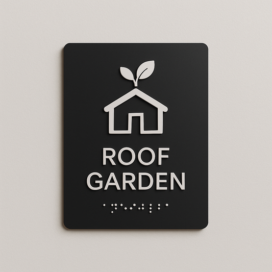 Roof Garden Sign