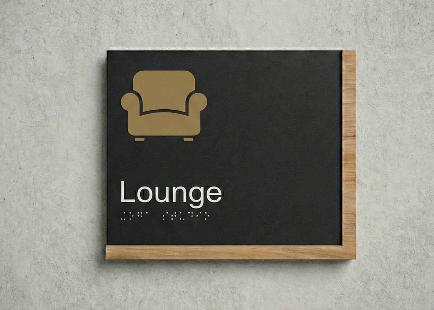 Lounge Sign | Edge Wood