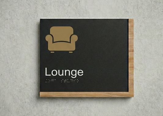 Lounge Sign | Edge Wood