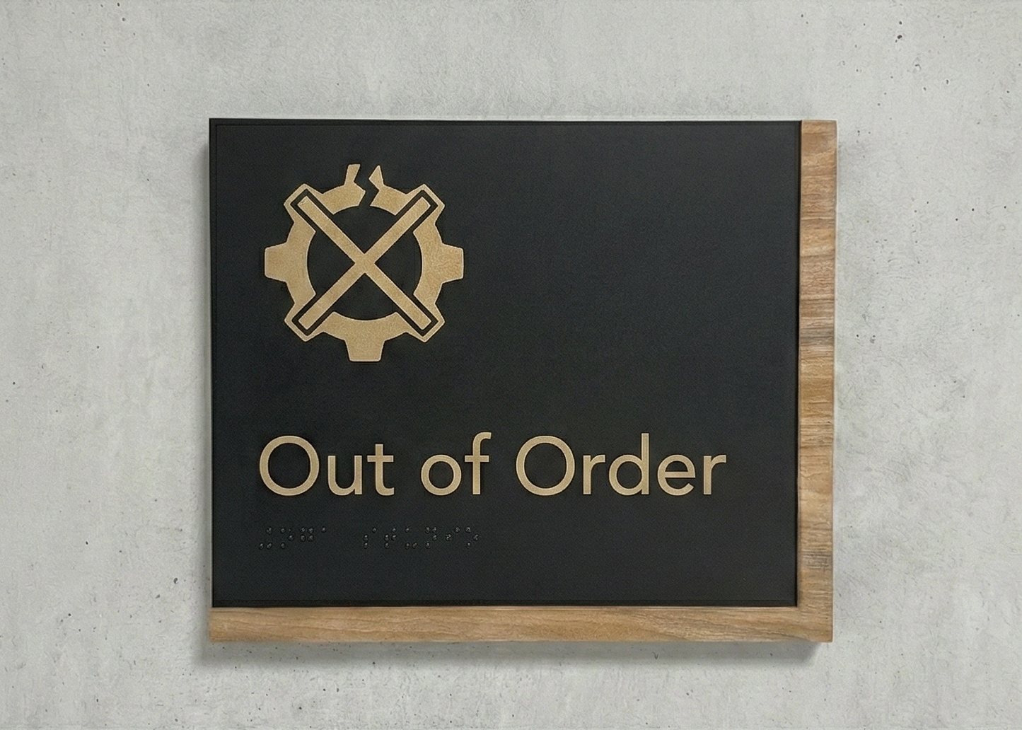 Out of Order Sign | Edge Wood