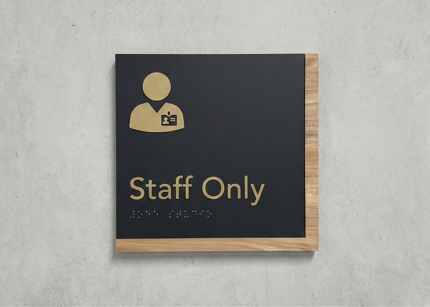 Staff Only Sign | Edge Wood