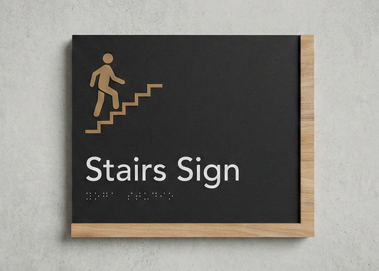 Stairs Sign | Edge Wood