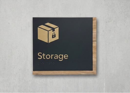 Storage Sign | Edge Wood